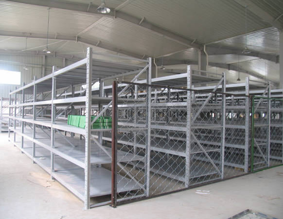 昆山某公司輕型貨架安裝完（wán）成